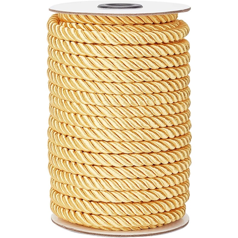 Cord Trim Twisted - 1 ม้วน 8 มม.20 หลาสายไฟ Trim