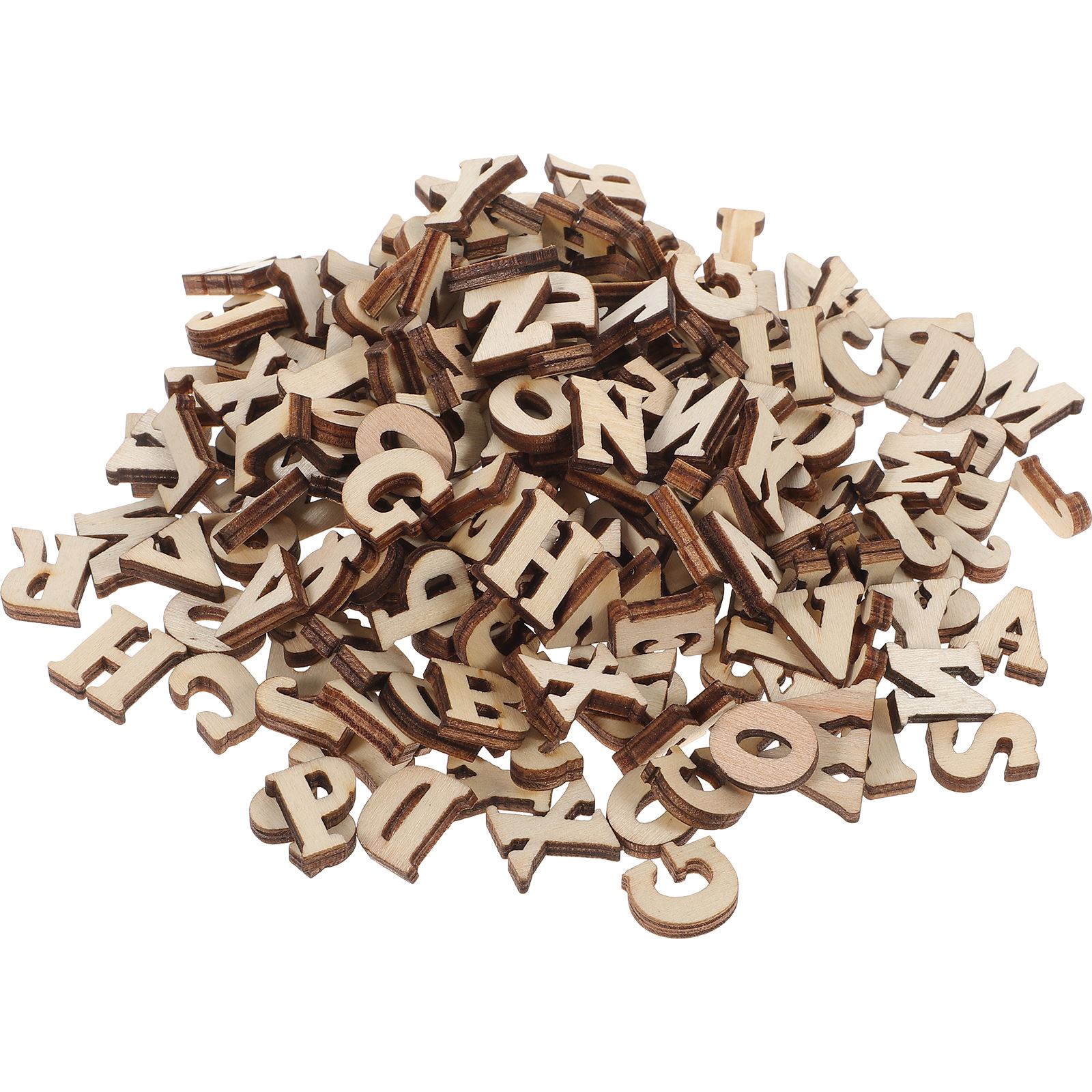 Embellishments For Scrapbooking - 100 ชิ้น DIY ดูเดิลของเล่นเพื่อการศึกษาขนาดเล็กไม้ธรรมชาติสไลซ์สมุดภาพประดับ DIY หัตถกรรมตกแต่ง
