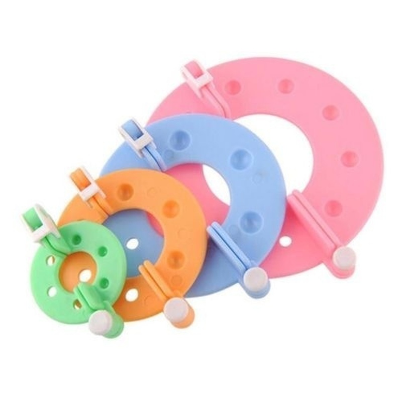 8PCS 4 ขนาด Fluff Ball Weaver  - Pom Pom Maker Tool บทวิจารณ์และราคา