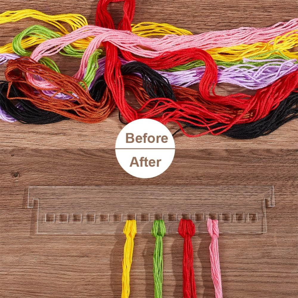 16 ตําแหน่งไหมขัดฟัน Organizer - Embroidery Embellishments บทวิจารณ์และราคา