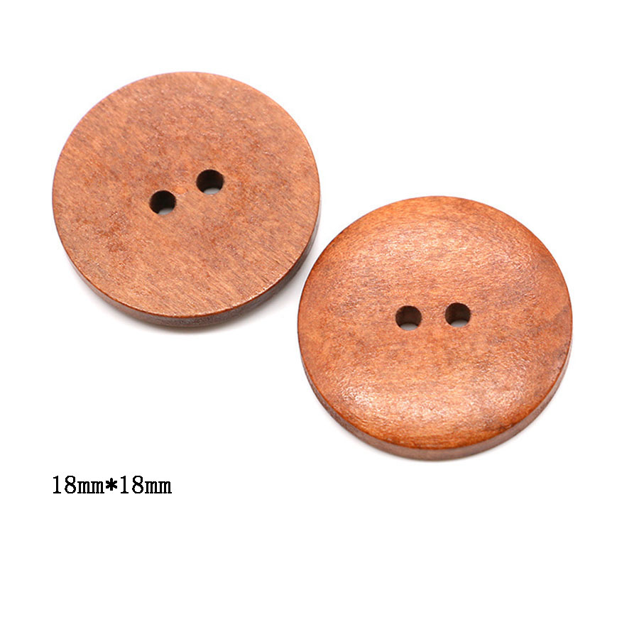 กระดุมไม้กลม18มม. 10ชิ้นสำหรับ - Embellishments For Scrapbooking บทวิจารณ์และราคา