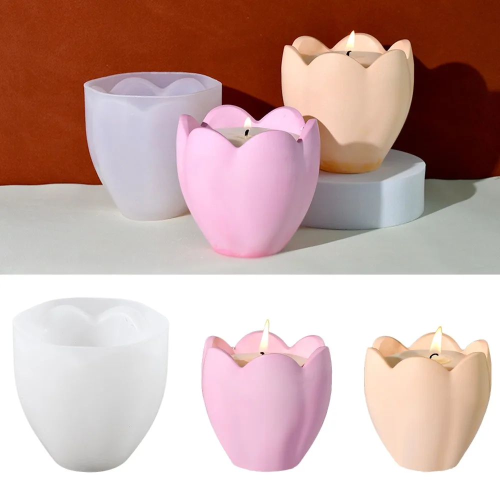 ทิวลิปเทียนผู้ถือแม่พิมพ์ซิลิโ - Craft Embellishment Storage บทวิจารณ์และราคา
