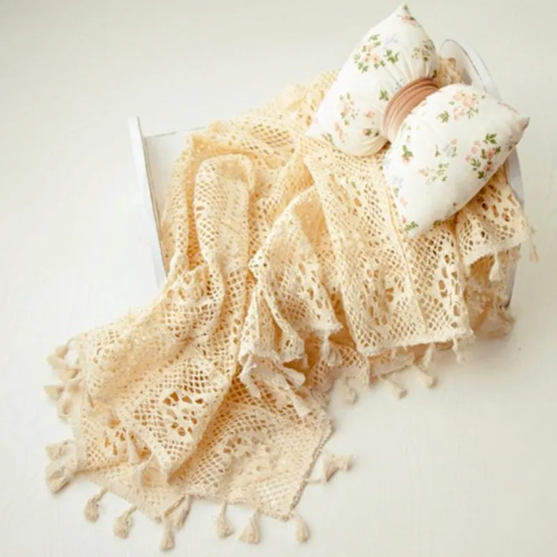 ทารกแรกเกิดการถ่ายภาพ Props กา - Tassel Fringe Trim บทวิจารณ์และราคา