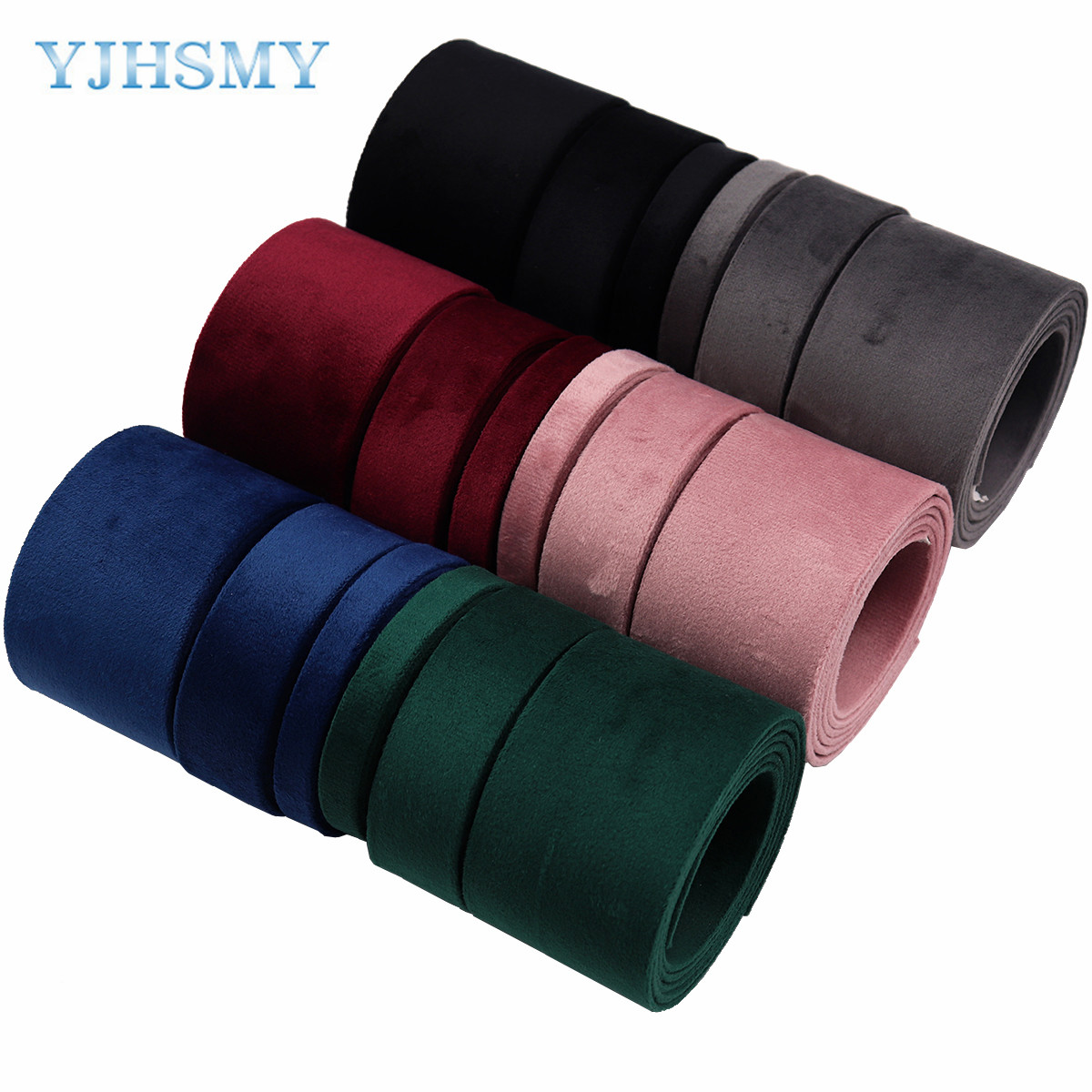 ริบบิ้นกำมะหยี่คู่ผ้าริบบิ้น5  - Velvet Ribbon Roll บทวิจารณ์และราคา