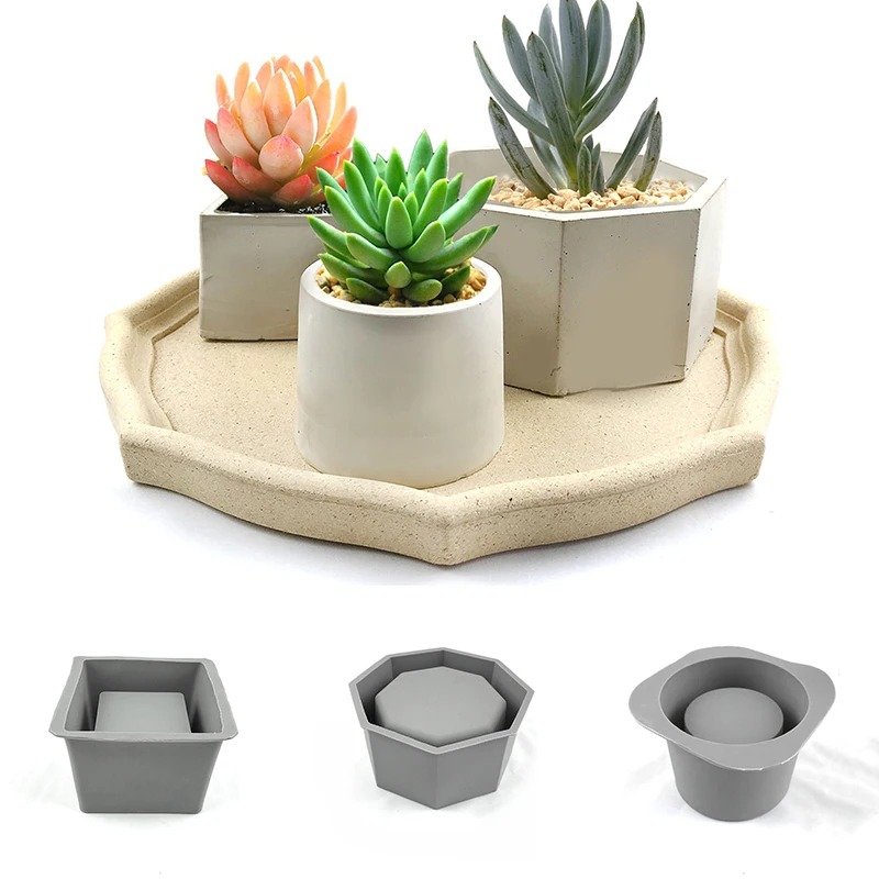 แม่พิมพ์ซิลิโคนกระถางดอกไม้สำห - Craft Embellishment Storage บทวิจารณ์และราคา