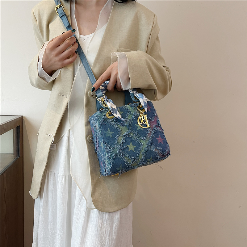 Y2K ผู้หญิงใหม่ DENIM Star กระ - Craft Embellishment Storage บทวิจารณ์และราคา