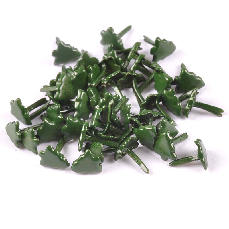50ชิ้นต้นคริสต์มาสมินิเบรเมอร์ - Embellishments For Scrapbooking บทวิจารณ์และราคา
