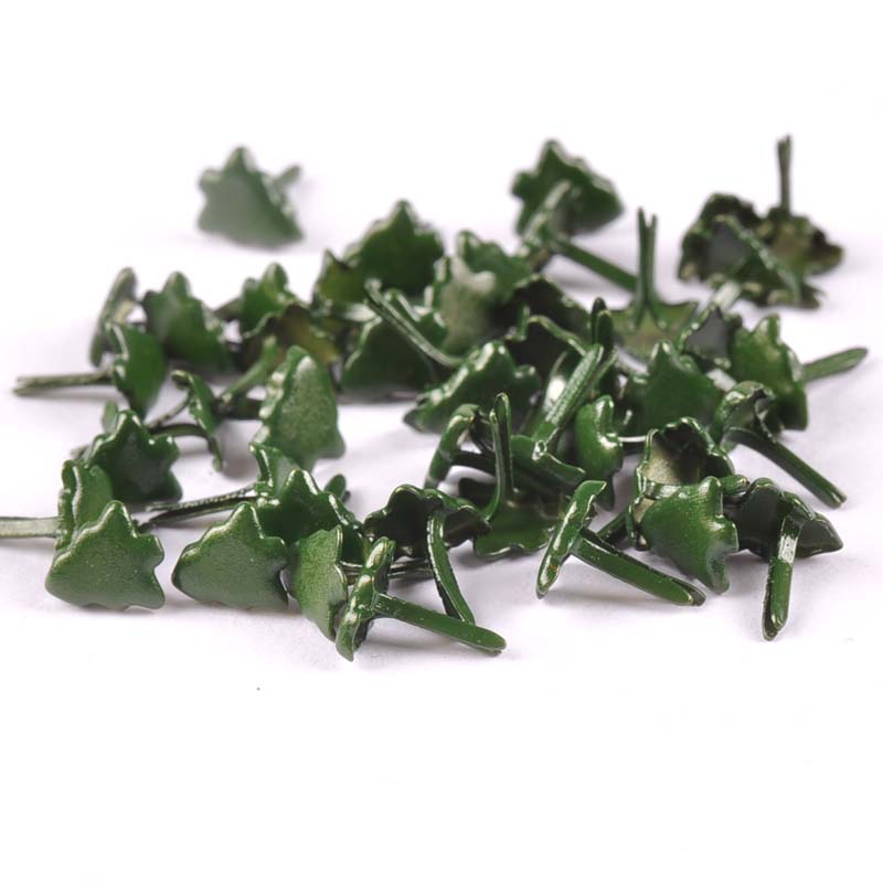 50ชิ้นต้นคริสต์มาสมินิเบรเมอร์ - Embellishments For Scrapbooking บทวิจารณ์และราคา