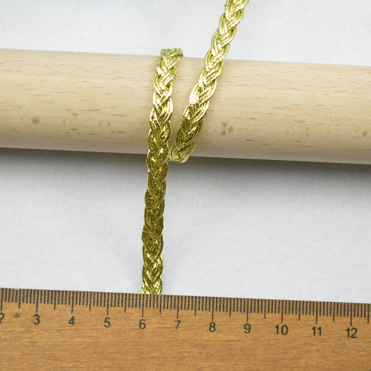 ริบบิ้นถักสีทองเมทัลลิก ขนาด 5 - Cord Trim Twisted บทวิจารณ์และราคา