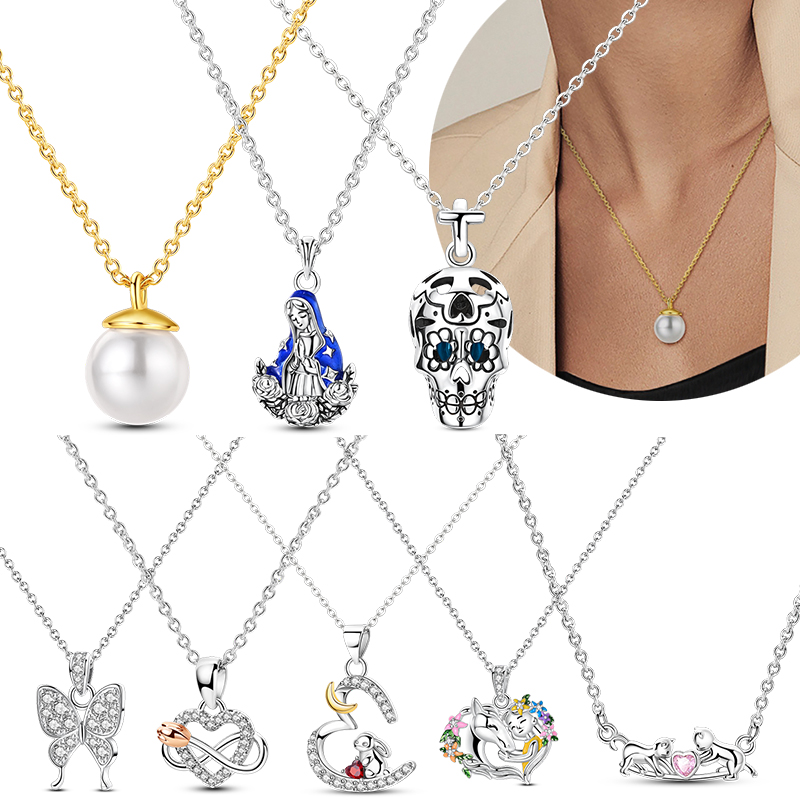 Original 925 สร้อยคอเงินเพิร์ล - Pearl Trim Chain บทวิจารณ์และราคา