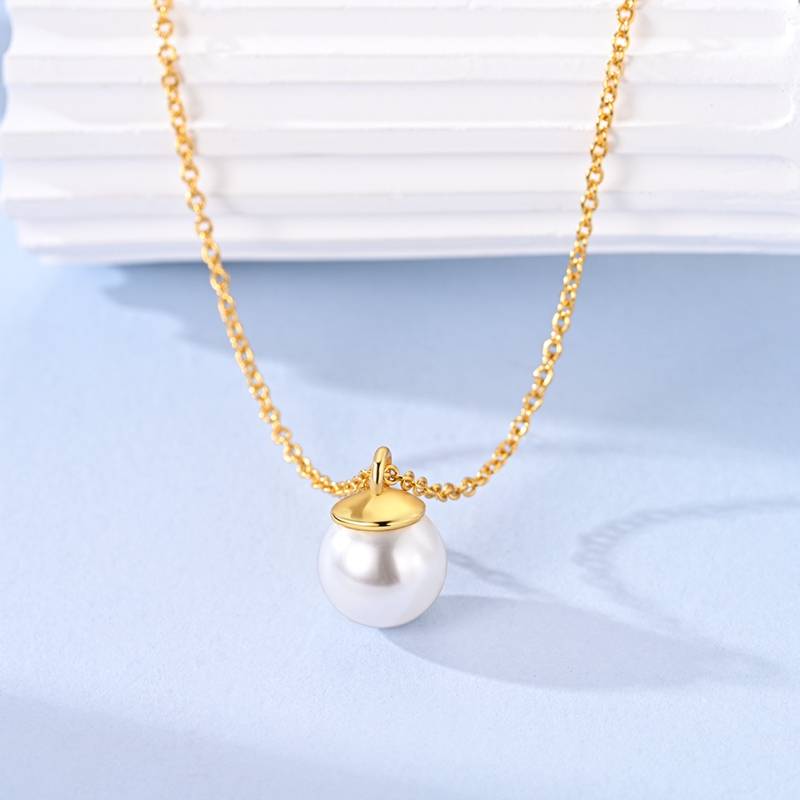 Original 925 สร้อยคอเงินเพิร์ล - Pearl Trim Chain บทวิจารณ์และราคา