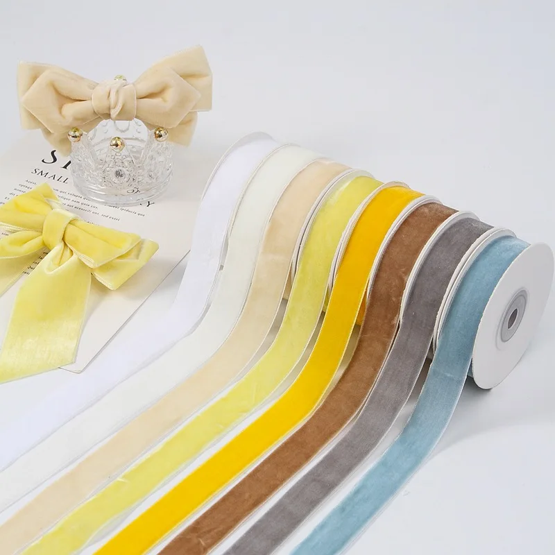 คลาสสิก 5 หลา 6 มม.-38 มม.ด้าน - Velvet Ribbon Roll บทวิจารณ์และราคา