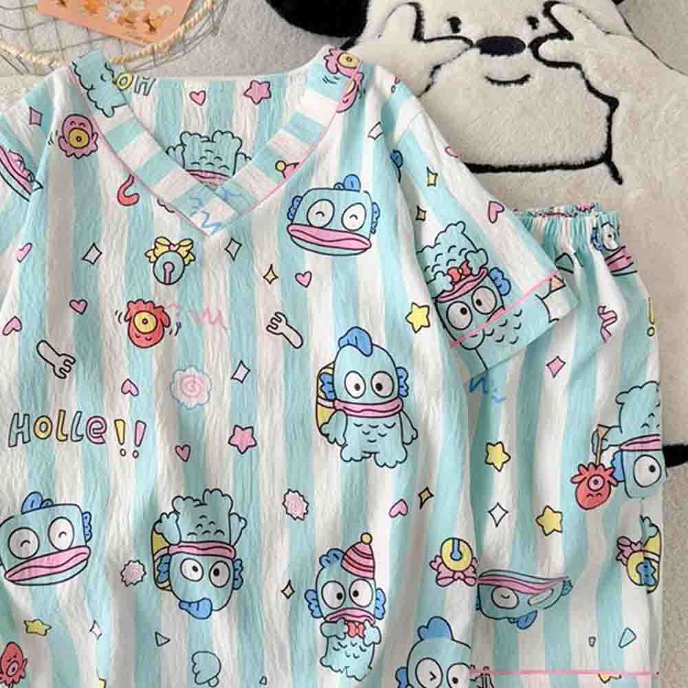 ซานริโอ ฮังโยดอนชุดนอนสตรีชุดค - Embellish Knit บทวิจารณ์และราคา