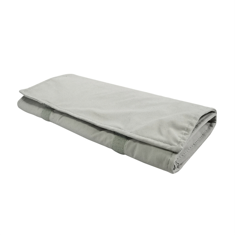 ใหม่สร้อยคอม้วนกระเป๋าสีเทา PP - Velvet Ribbon Roll บทวิจารณ์และราคา