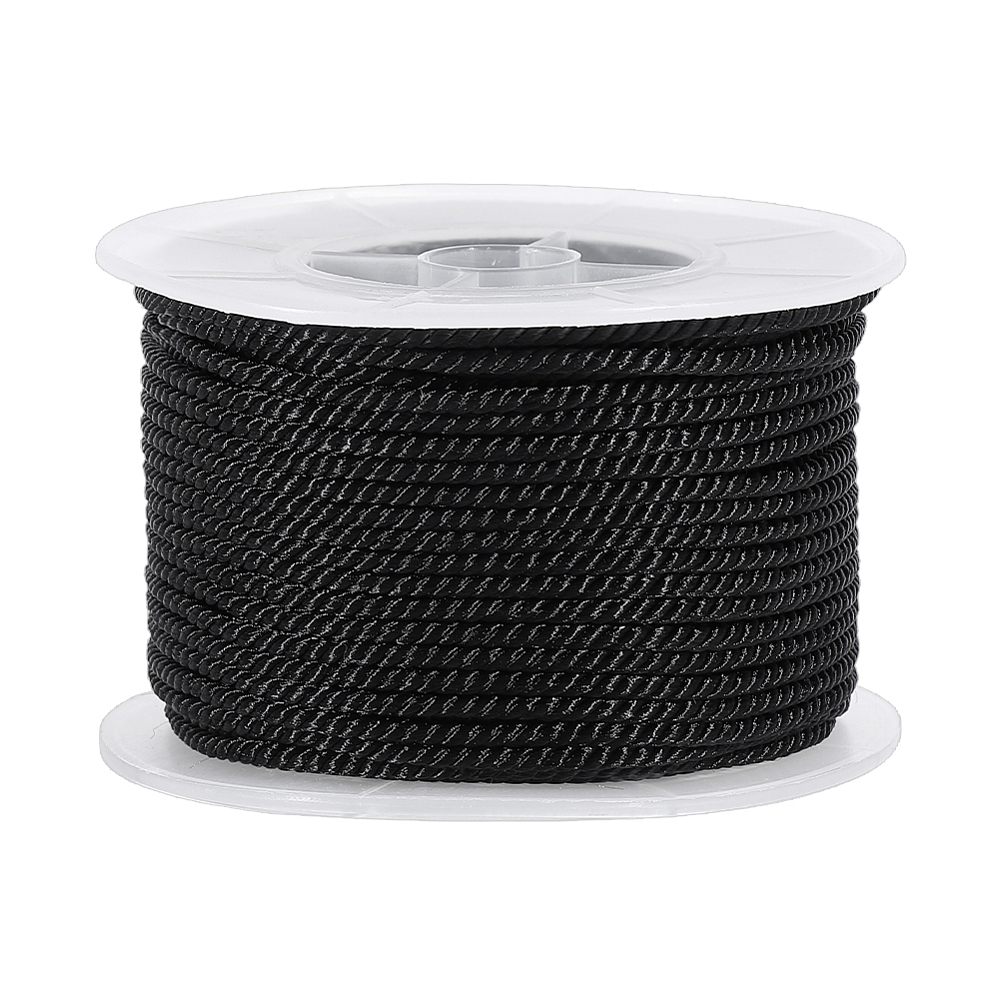 เชือกถักสีดำยาว 27.34 หลา ขนาด - Cord Trim Twisted บทวิจารณ์และราคา