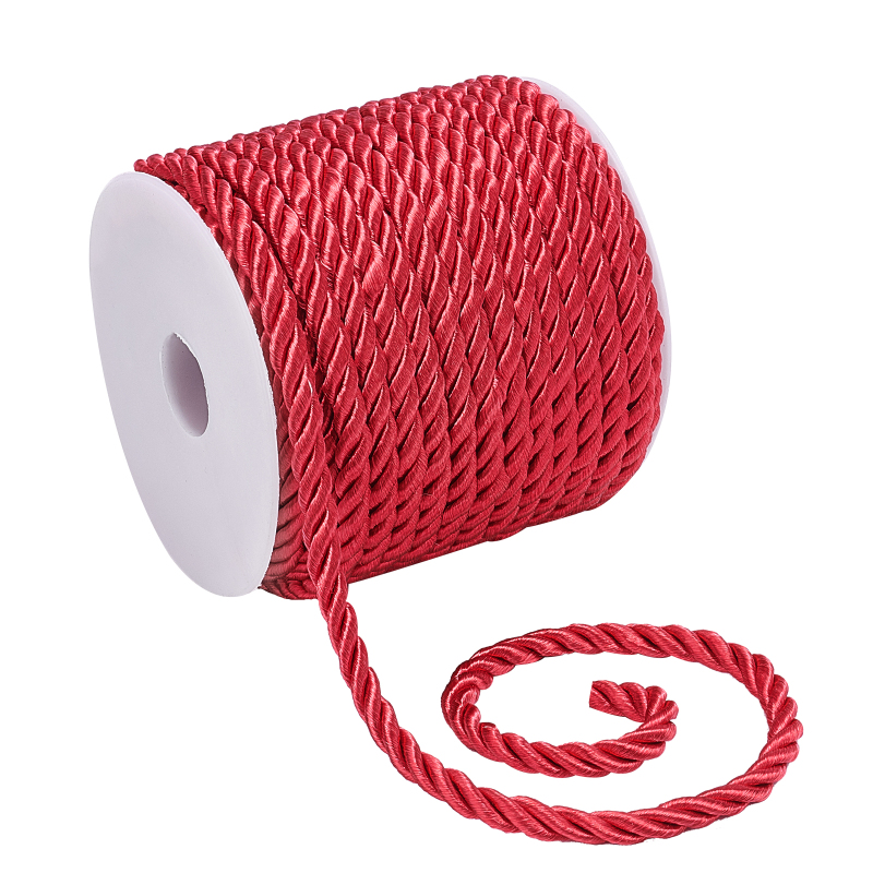 เชือกไหม19.6หลาสีแดงสำหรับงานค - Cord Trim Twisted บทวิจารณ์และราคา