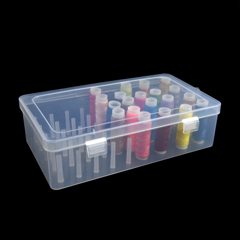 ใหม่ด้ายเย็บกล่อง 42 ชิ้น Spoo - Craft Embellishment Storage บทวิจารณ์และราคา