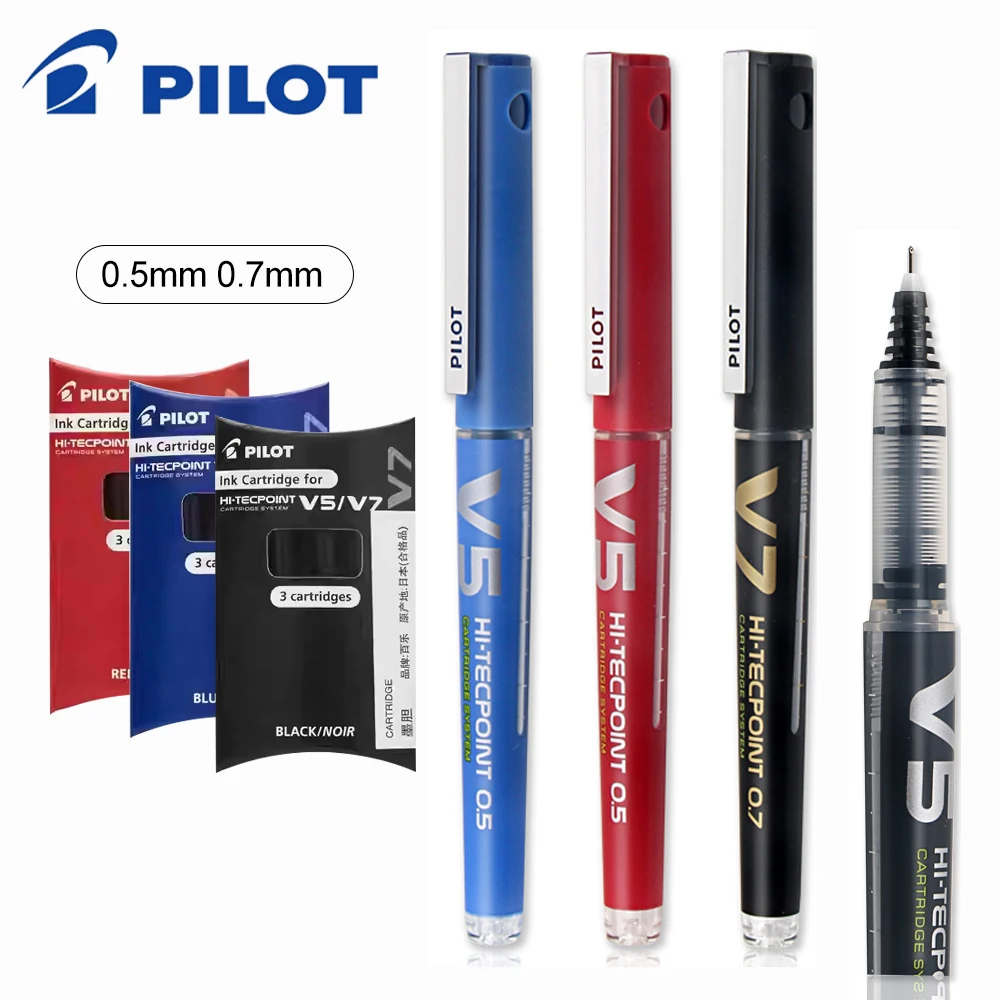 นักบินญี่ปุ่น V5/V7 เจลปากกาขอ - Pilot Pen V5 บทวิจารณ์และราคา