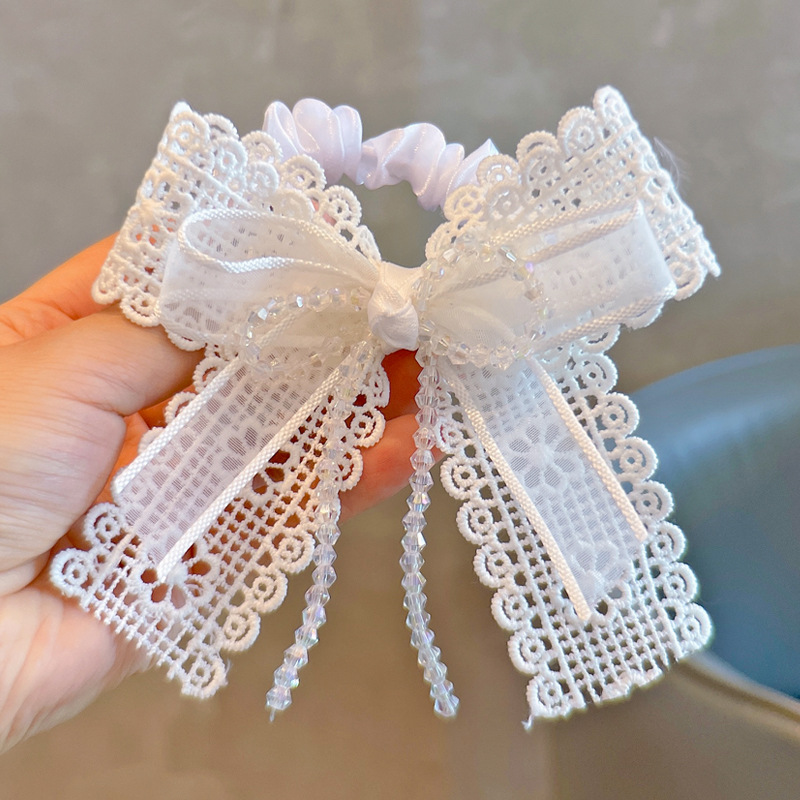 ยางรัดผมแบบยืดหยุ่น โบว์ลูกไม้ - Tassel Fringe Trim บทวิจารณ์และราคา