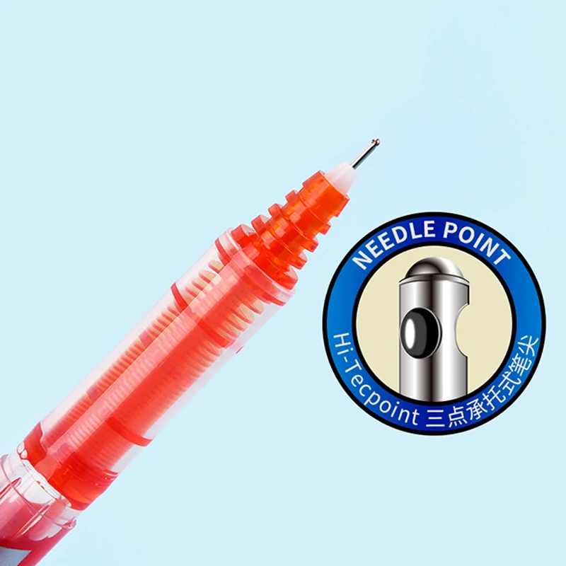 6/12นำร่องปากกาลูกลื่นแบบตรงหั - Pilot Pen V5 บทวิจารณ์และราคา