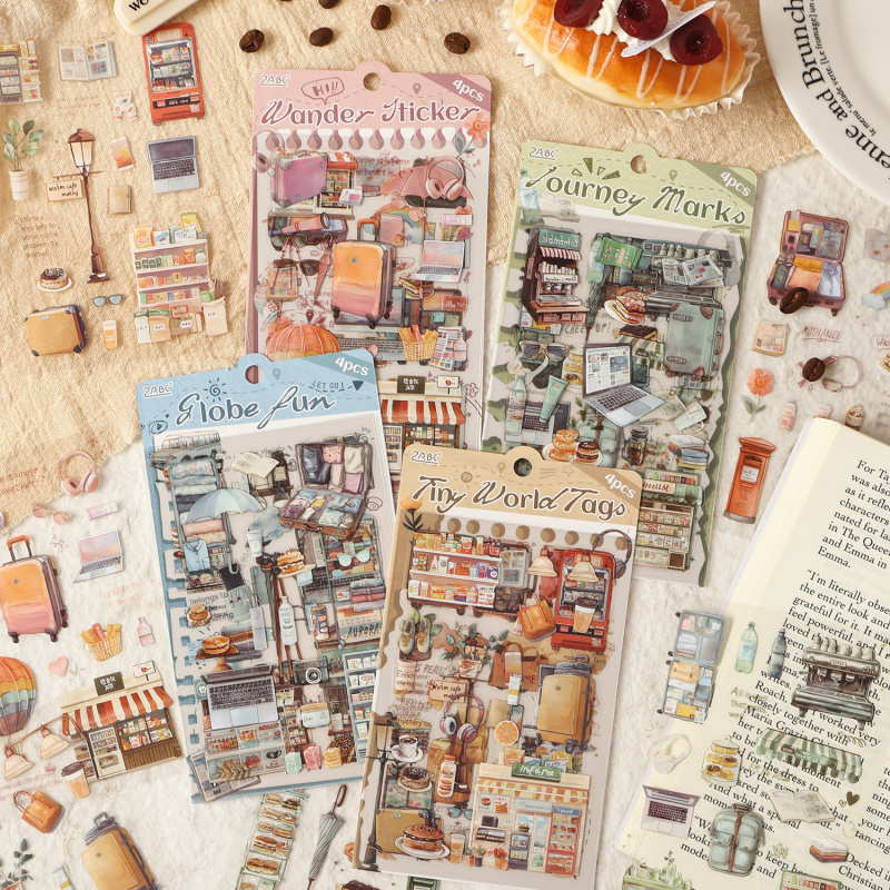 สติกเกอร์ฉลากสินค้าสไตล์วินเทจ - Embellishments For Scrapbooking บทวิจารณ์และราคา