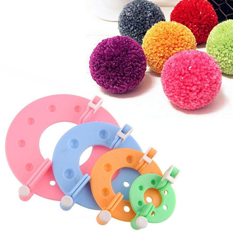 ชุดเครื่องทำปอมปอมพลาสติก 8 ชิ - Pom Pom Maker Tool บทวิจารณ์และราคา