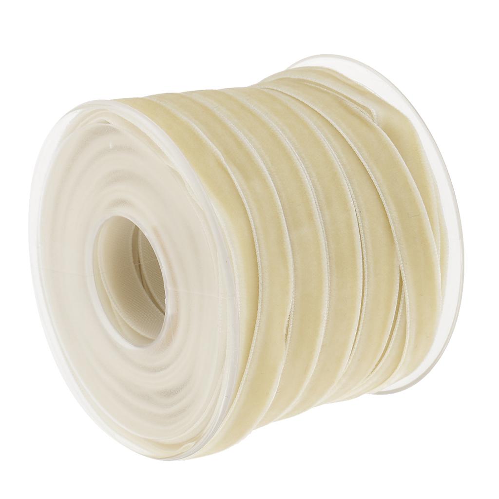 ริบบิ้นกำมะหยี่ม้วน ขนาด 10 มม - Velvet Ribbon Roll บทวิจารณ์และราคา