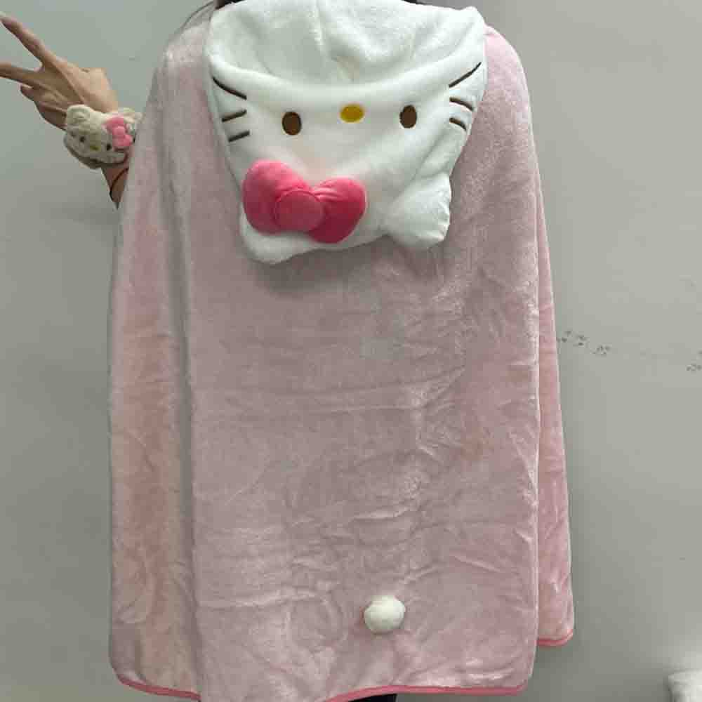 ผ้าคลุมฮีลโลคิตตี้น่ารัก ผ้าห่ - Embellish Knit บทวิจารณ์และราคา