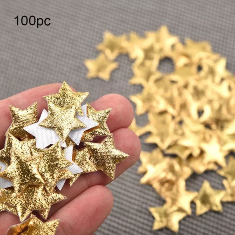 100 ชิ้นทอง/เงินดาวสําหรับ Chr - Embellishments For Scrapbooking บทวิจารณ์และราคา